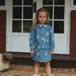 Konges Sløjd A/S WOVEN DRESSES bow kitty denim