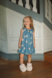 Konges Sløjd A/S WOVEN DRESSES bow kitty denim