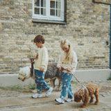 Konges Sløjd A/S Bukser - Vævet bow kitty denim