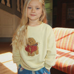 Konges Sløjd A/S Bukser - Vævet bow kitty denim