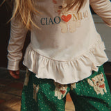 Konges Sløjd A/S Bukser - Vævet dot miao verde