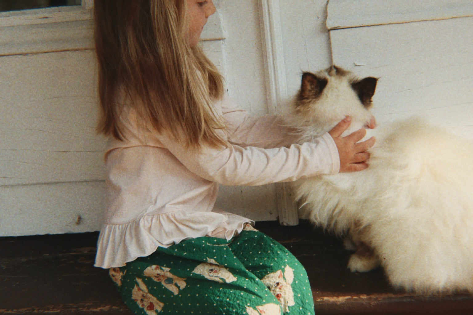 Konges Sløjd A/S Bukser - Vævet dot miao verde