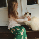 Konges Sløjd A/S Bukser - Vævet dot miao verde