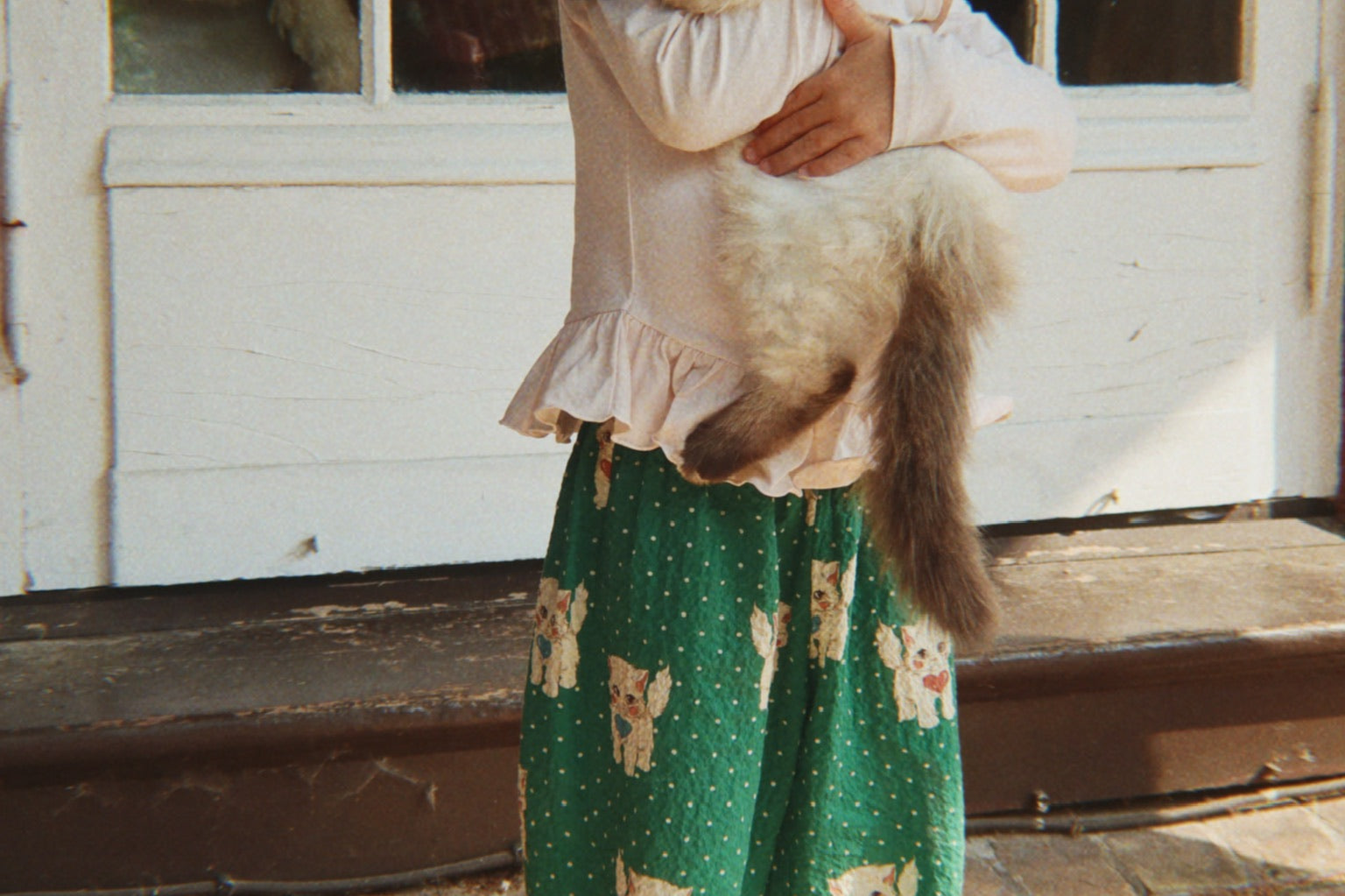 Konges Sløjd A/S Bukser - Vævet dot miao verde