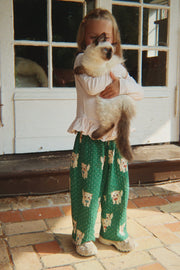 Konges Sløjd A/S Bukser - Vævet dot miao verde