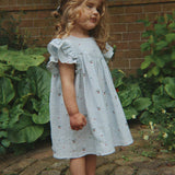 Konges Sløjd A/S WOVEN DRESSES cherry blue coeur