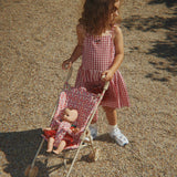 Konges Sløjd A/S WOVEN DRESSES raspberry check