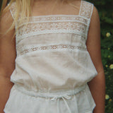 Konges Sløjd A/S WOVEN SHORT SLEEVE SHIRTS optic white