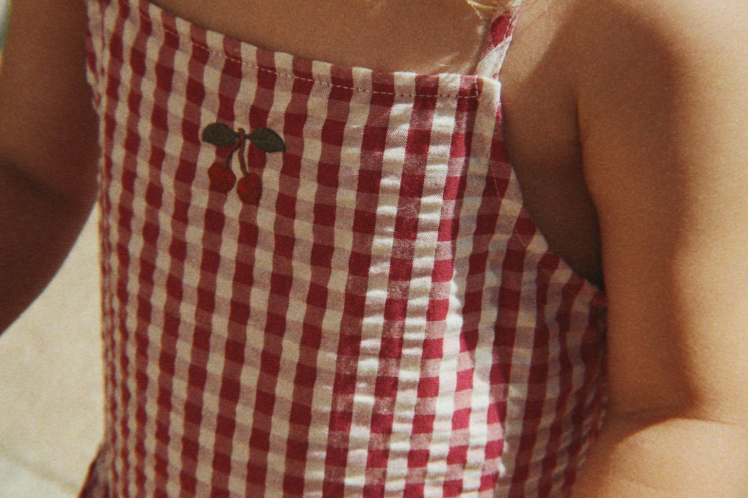 Konges Sløjd A/S WOVEN DRESSES raspberry check