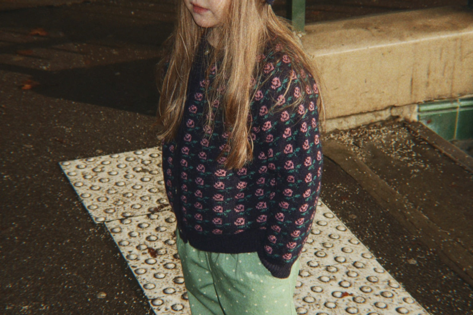 Konges Sløjd A/S WOVEN PANTS dot pistacchi