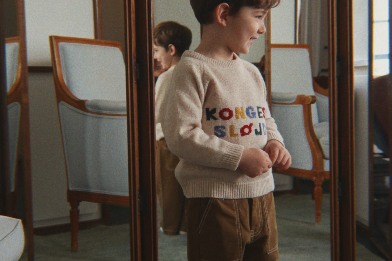 Konges Sløjd A/S WOVEN PANTS ermine