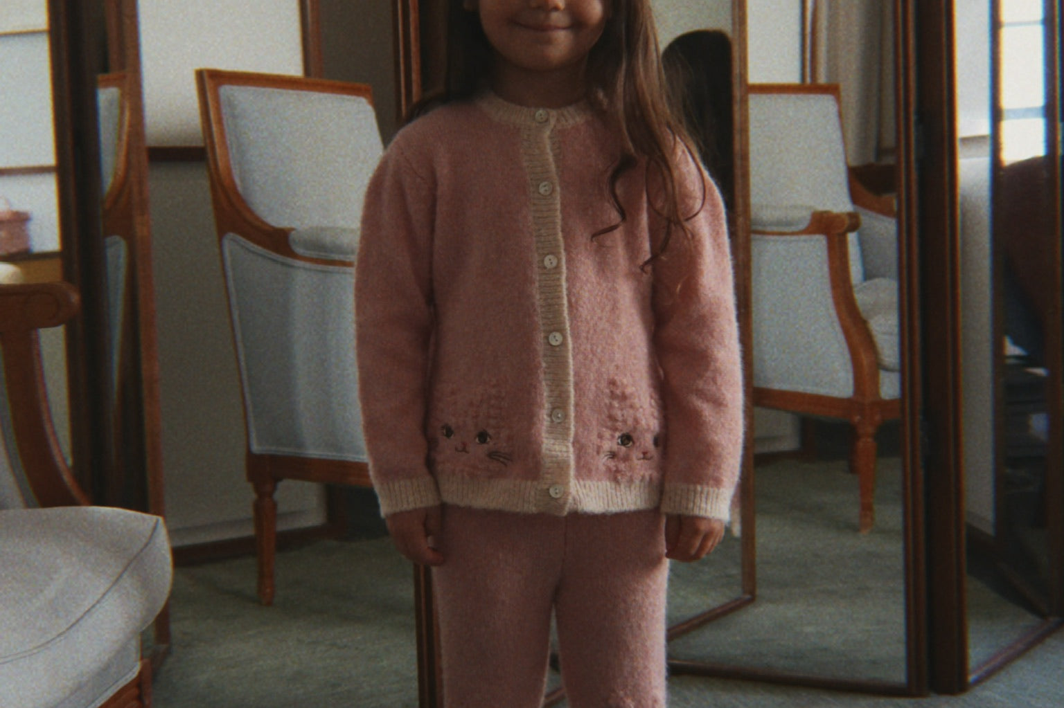 Konges Sløjd A/S KNITTED CARDIGANS silver pink