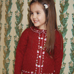 Konges Sløjd A/S KNITTED PANTS pomegranate