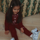 Konges Sløjd A/S KNITTED PANTS pomegranate