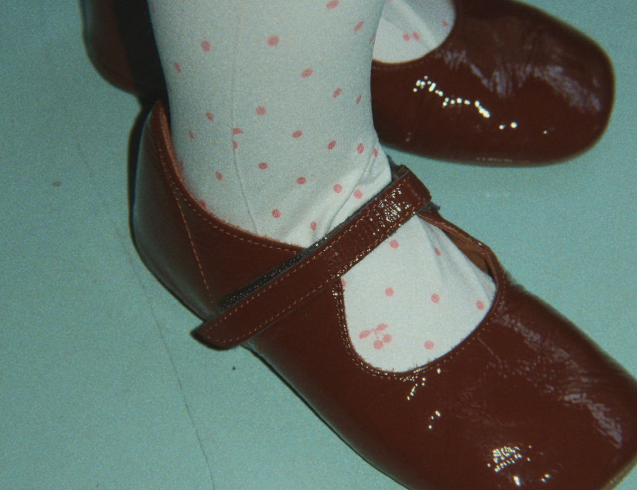 Konges Sløjd A/S STOCKINGS cherry dot/pink