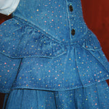 Konges Sløjd A/S WOVEN DRESSES denim sparkle