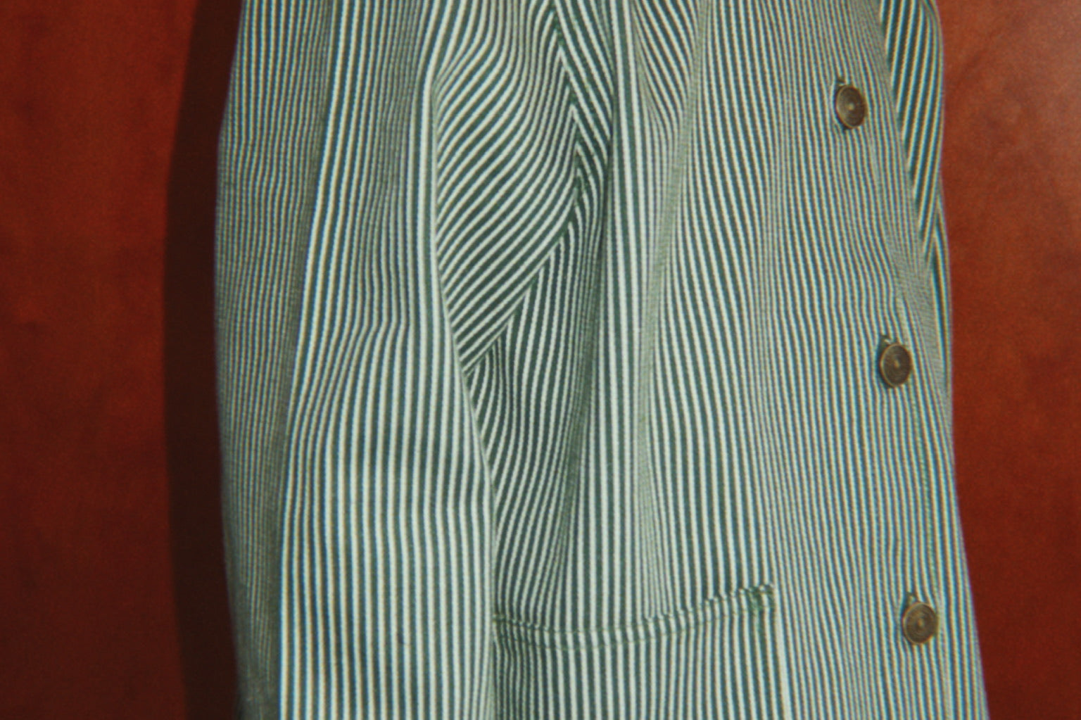 Konges Sløjd A/S WOVEN JACKETS & VESTS milk verte stripe