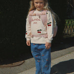 Konges Sløjd A/S WOVEN PANTS ma grande cerise denim