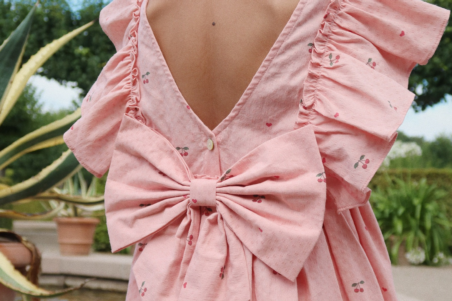 Konges Sløjd A/S WOVEN DRESSES cherry coeur