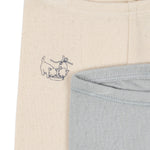 Konges Sløjd A/S JERSEY PANTS buttercream/pearl blue