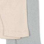 Konges Sløjd A/S JERSEY PANTS buttercream/pearl blue