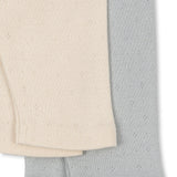 Konges Sløjd A/S JERSEY PANTS buttercream/pearl blue