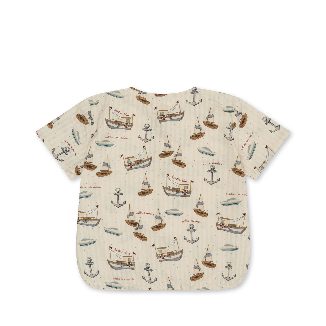 Konges Sløjd A/S WOVEN SHORT SLEEVE SHIRTS sail away