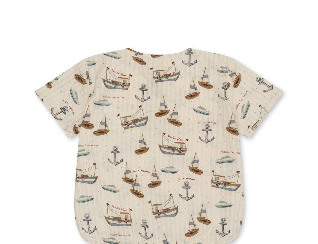Konges Sløjd A/S WOVEN SHORT SLEEVE SHIRTS sail away