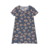 Konges Sløjd A/S Kjoler - Jersey daisy blue