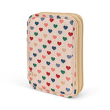 Konges Sløjd A/S PENCIL CASE coeur colorè frappe