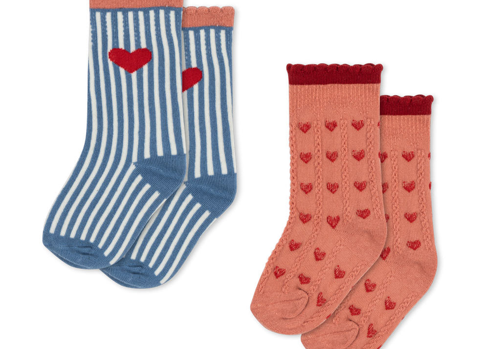 Konges Sløjd A/S Sokker heart mix
