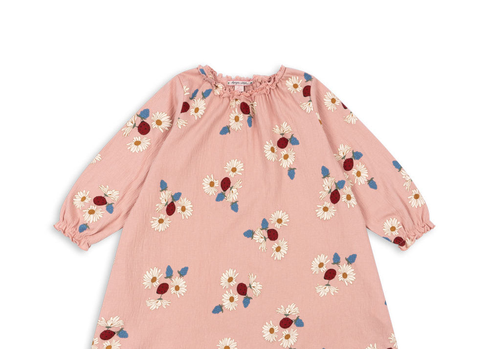 Konges Sløjd A/S Kjoler - Jersey ladybug daisy blush