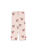 Konges Sløjd A/S JERSEY PANTS ma grande cerise peony
