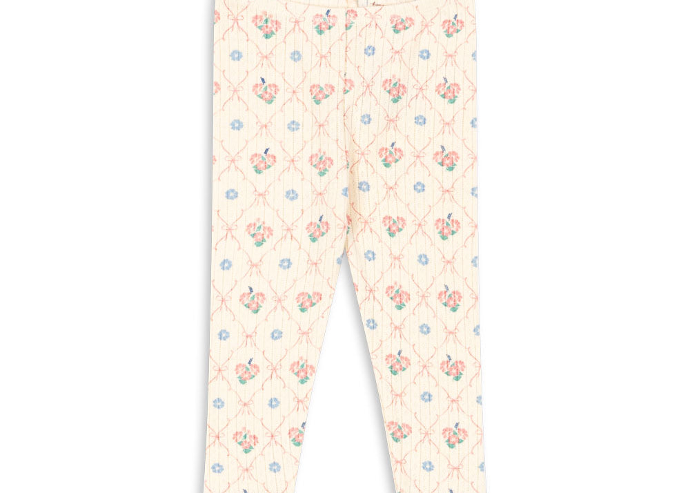 Konges Sløjd A/S Bukser - Jersey fleur decor