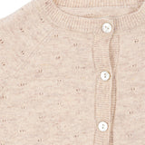 Konges Sløjd A/S Striktrøjer off white melange pointelle