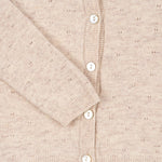 Konges Sløjd A/S Striktrøjer off white melange pointelle