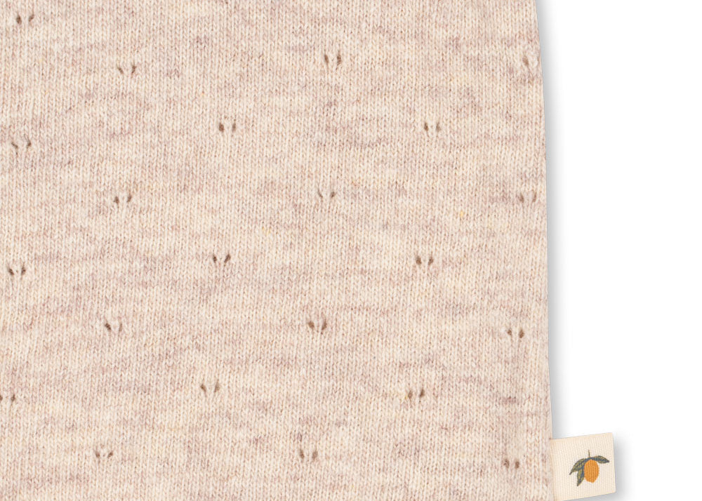 Konges Sløjd A/S Striktrøjer off white melange pointelle