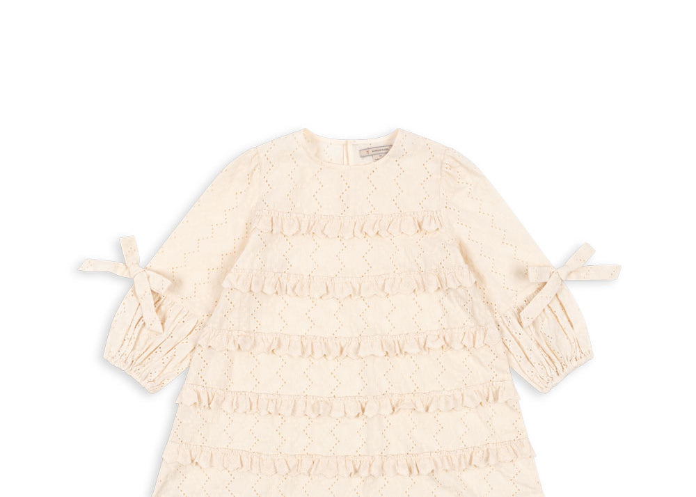 Konges Sløjd A/S WOVEN DRESSES buttercream