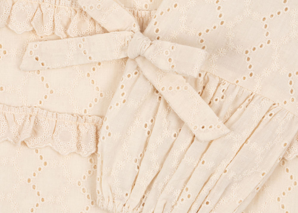 Konges Sløjd A/S WOVEN DRESSES buttercream