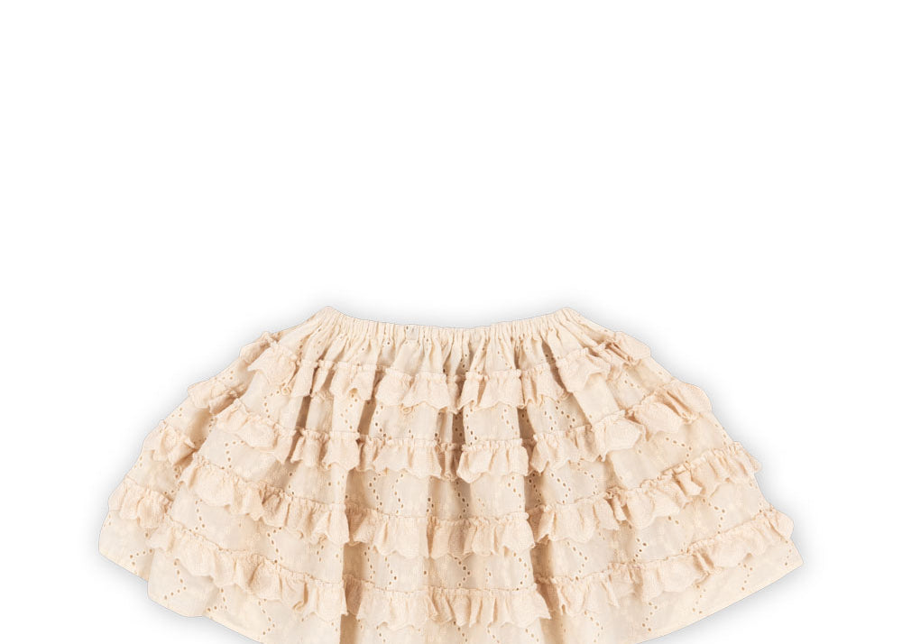Konges Sløjd A/S Nederdel - Vævede buttercream