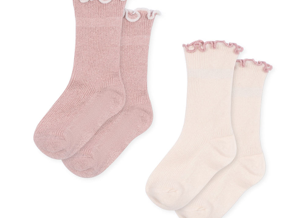 Konges Sløjd A/S Sokker rose/off white