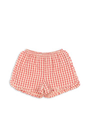 Konges Sløjd A/S Shorts og bloomers - Vævet flamingo plume check