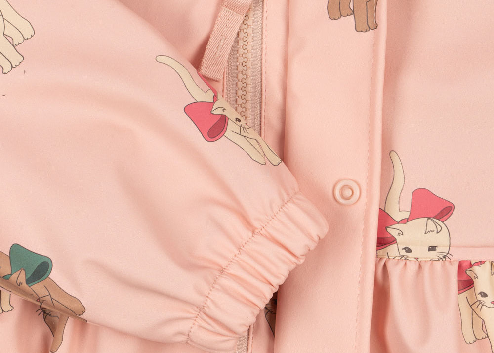 Konges Sløjd A/S Regntøj bow kitty pink