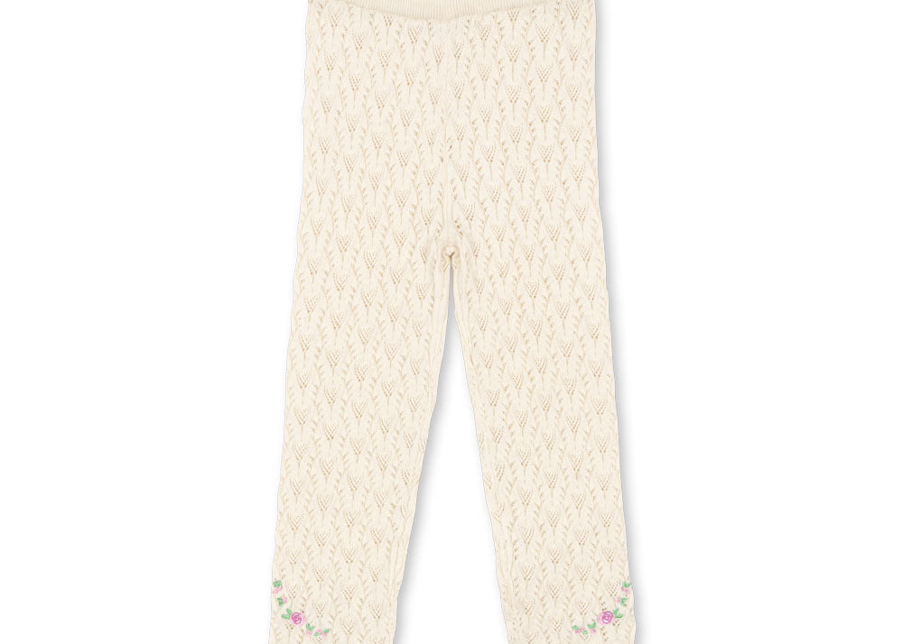 Konges Sløjd A/S Bukser - Strik cream off white