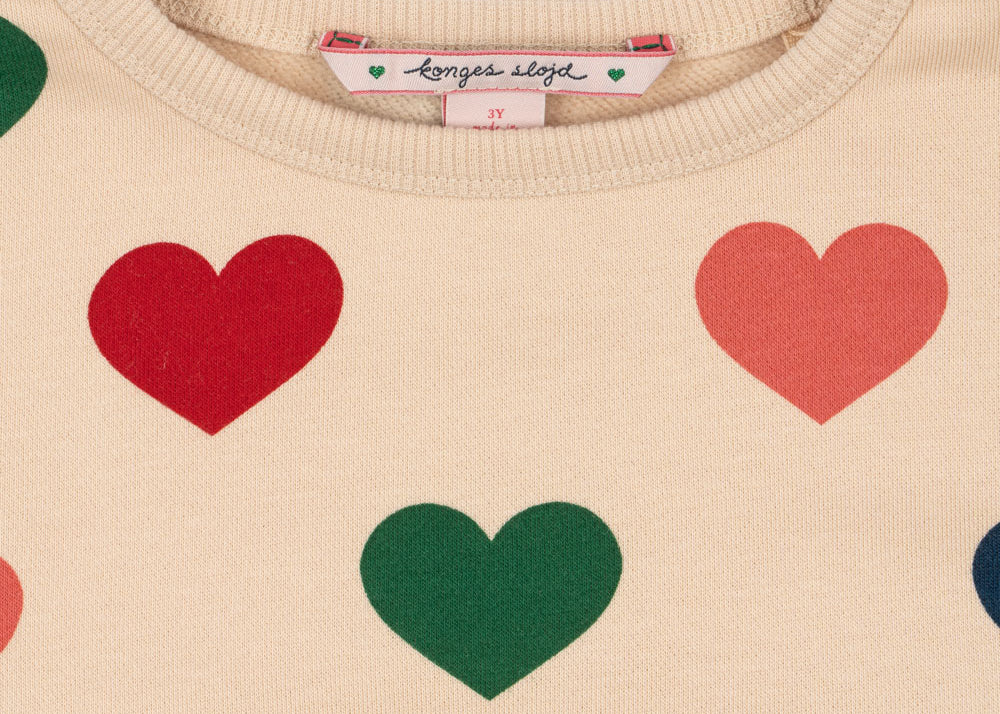 Konges Sløjd A/S Bluser - Jersey bon coeur coloré