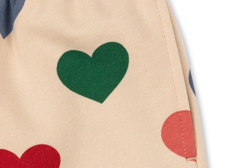 Konges Sløjd A/S Bukser - Jersey bon coeur coloré