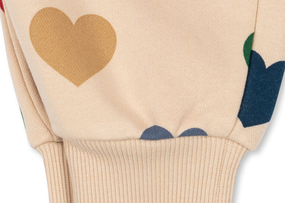 Konges Sløjd A/S Bukser - Jersey bon coeur coloré
