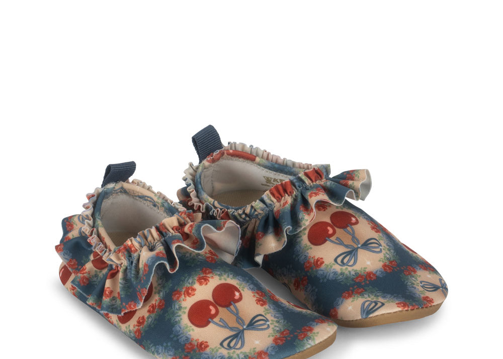 Konges Sløjd A/S Badesko cherry bow blue