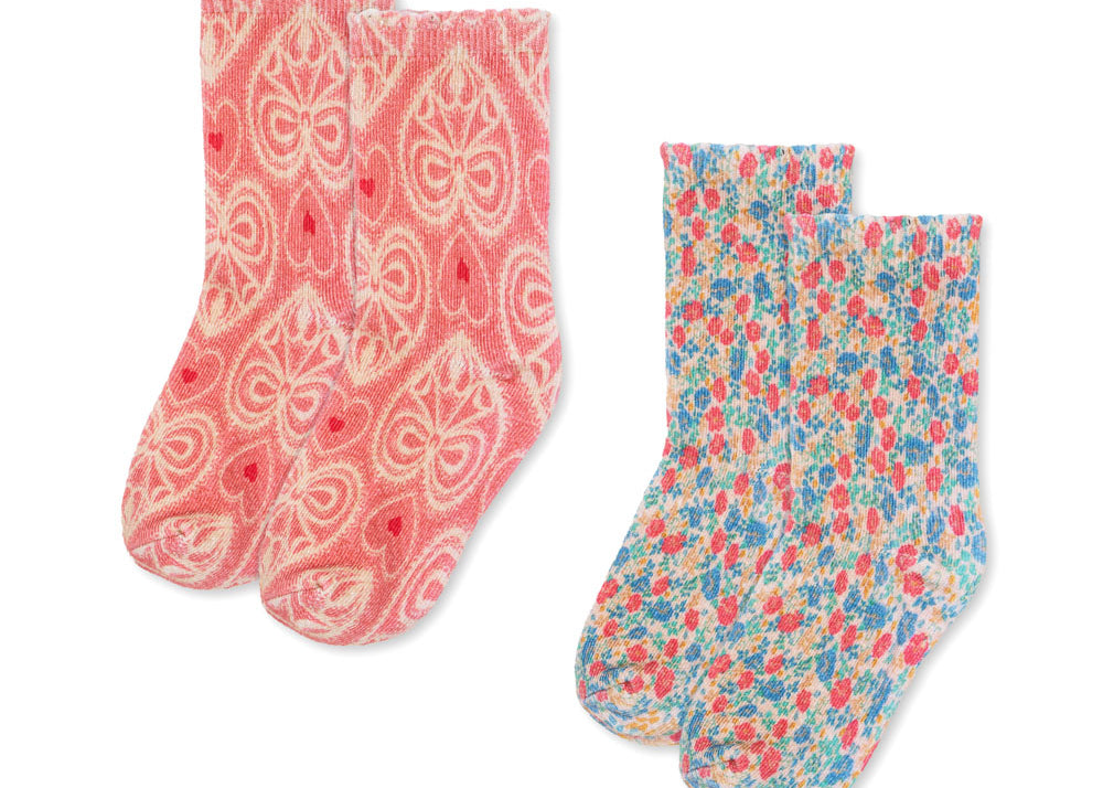 Konges Sløjd A/S Sokker fiola/lacy pink