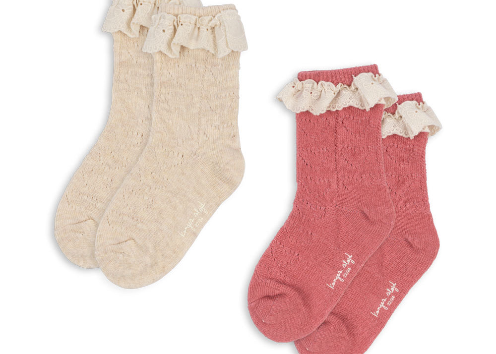 Konges Sløjd A/S Sokker pink mix